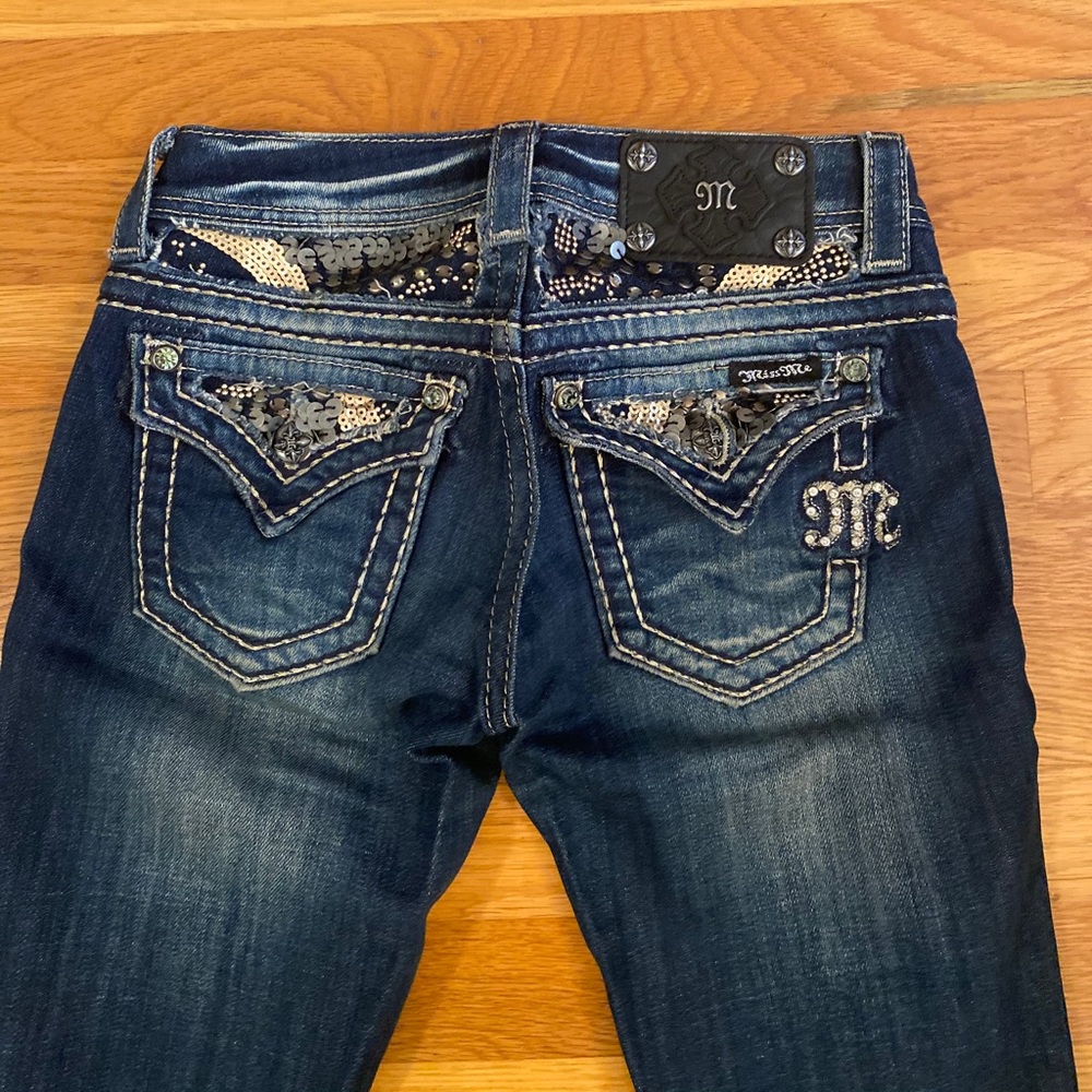 miss me jeans! size 24 boot cut jeans, perfect con